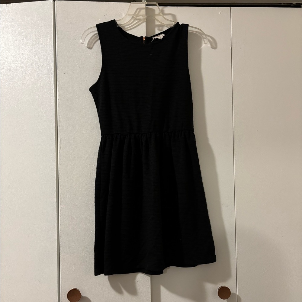 Black skater dress